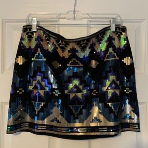 EXPRESS sequined mini skirt- Never worn